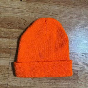 Y2K Bright Orange Beanie​